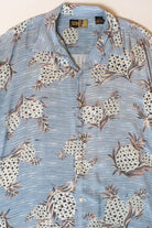 Vintage Blue Stripes Hawaiian Shirt (1990s)