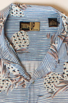 Vintage Blue Stripes Hawaiian Shirt (1990s)