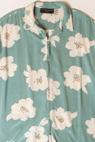 Green Floral Hawaiian Shirt (2010s)