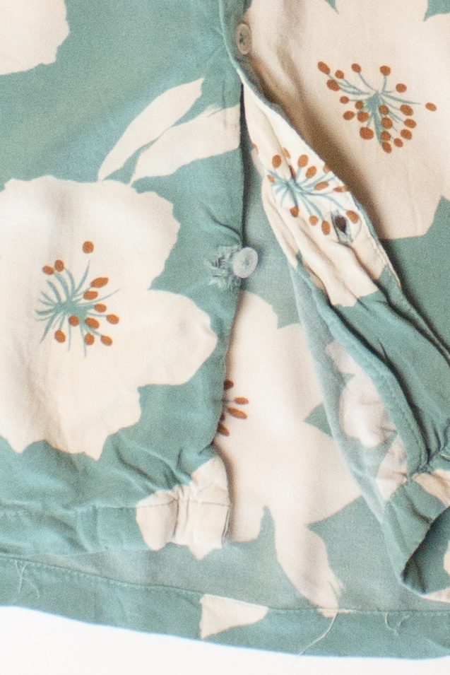 Green Floral Hawaiian Shirt (2010s)