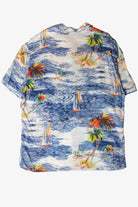 Vintage Ocean Waves Hawaiian Shirt (1990s)
