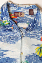 Vintage Ocean Waves Hawaiian Shirt (1990s)