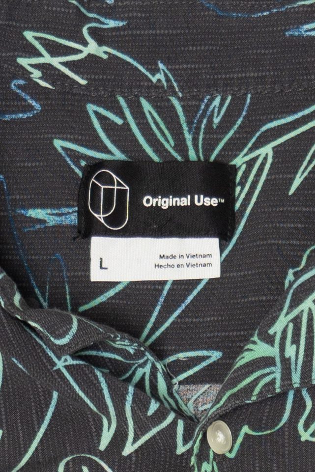 Dark Gray Original Use Button Up Shirt (2010s)