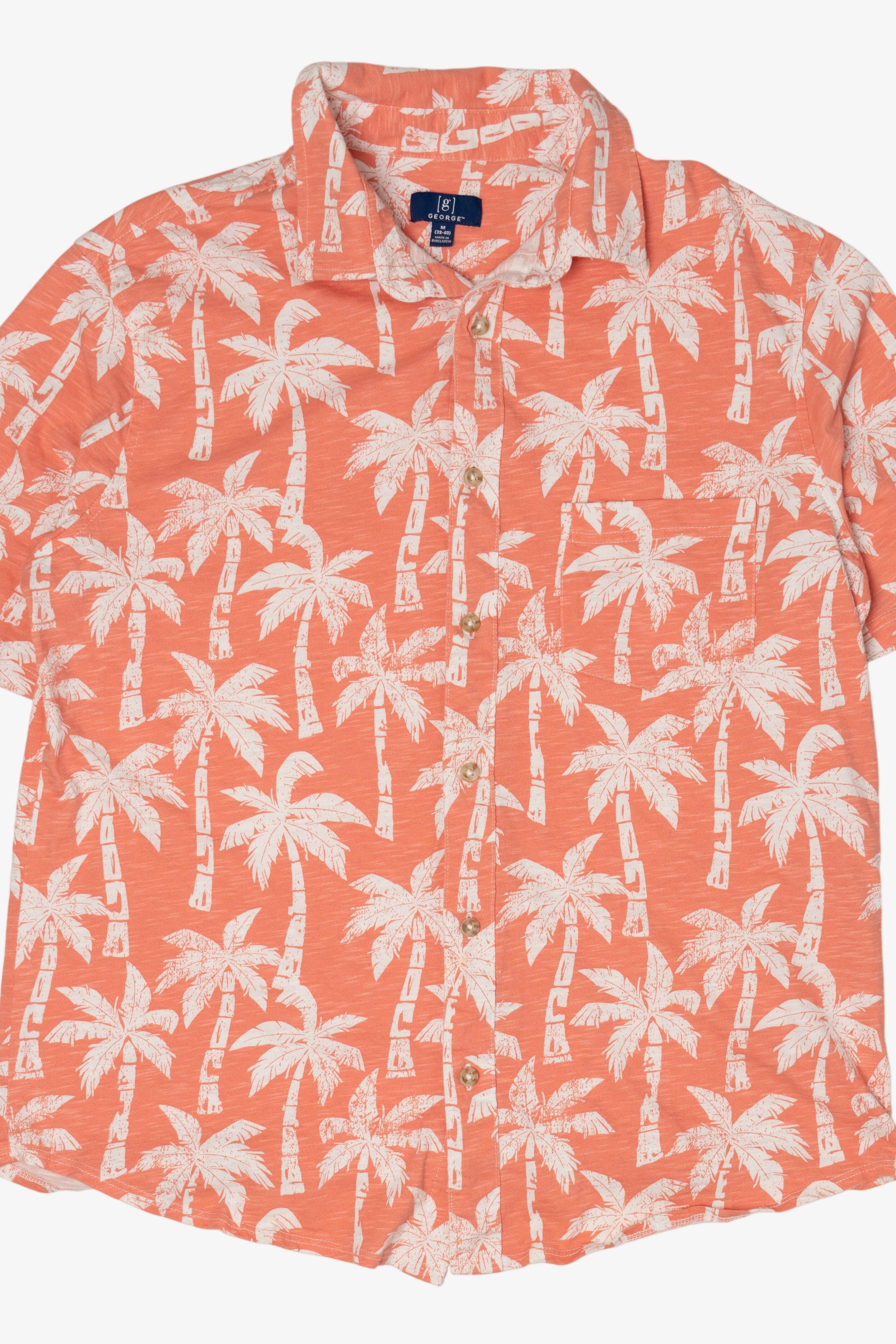 Salmon George Hawaiian Button Up Shirt (2010s)