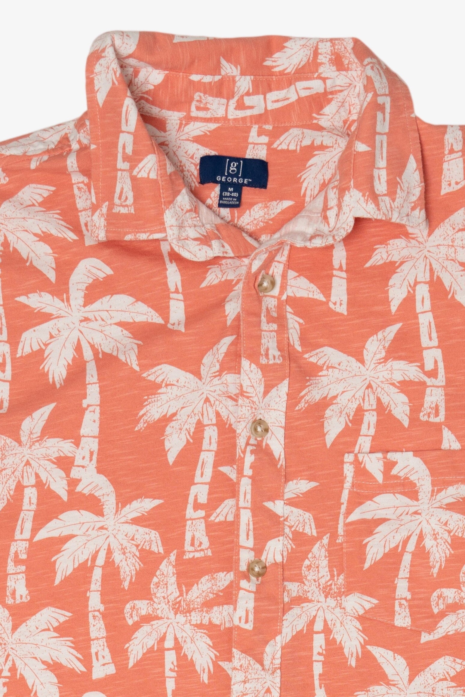 Salmon George Hawaiian Button Up Shirt (2010s)