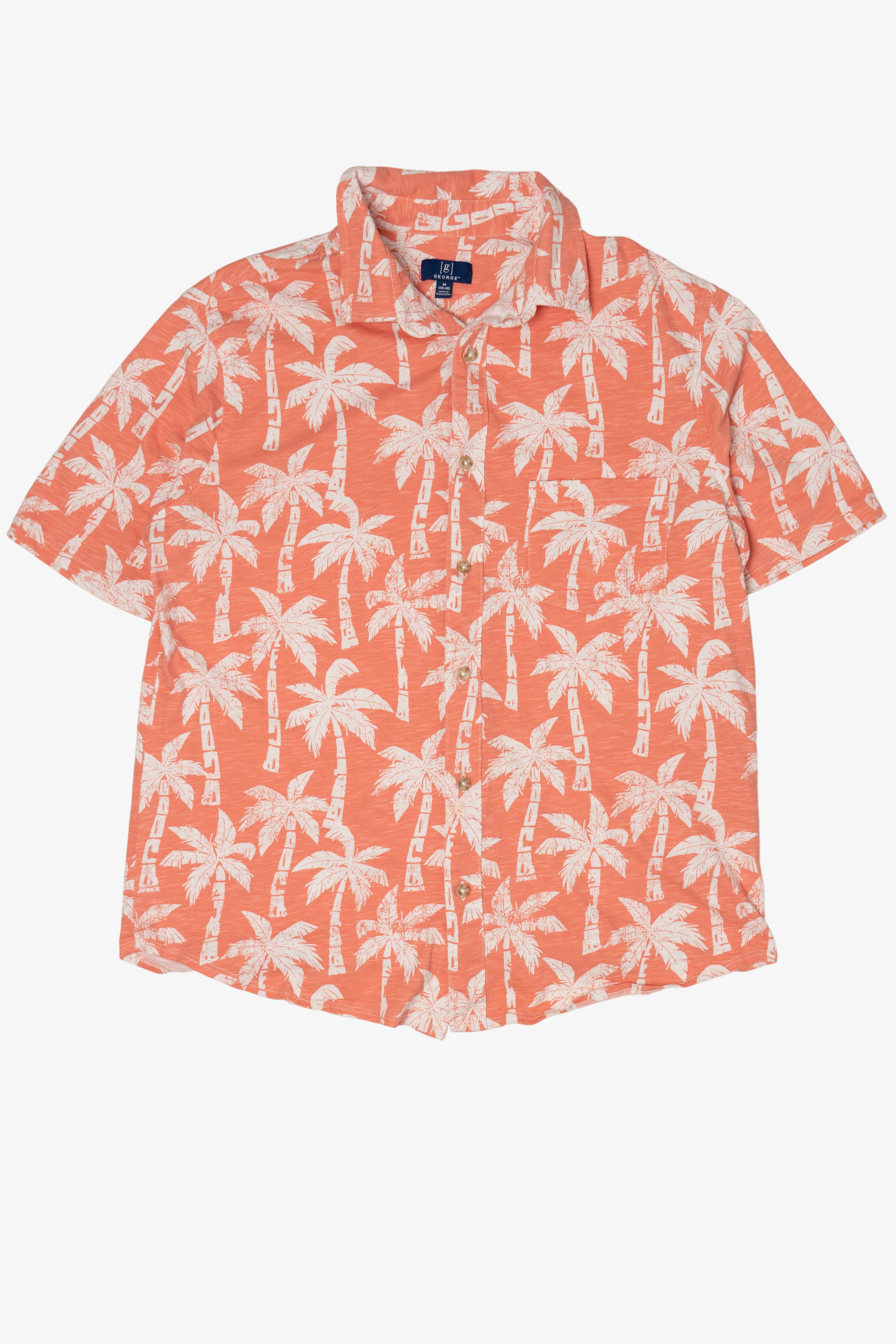 Salmon George Hawaiian Button Up Shirt (2010s)
