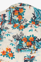 White Tropical George Hawaiian Button Up Shirt (2010s)