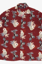 Burgundy Puritan Hawaiian Button Up Shirt (2000s)