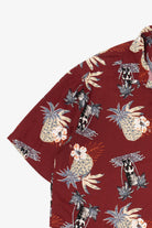 Burgundy Puritan Hawaiian Button Up Shirt (2000s)