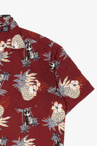 Burgundy Puritan Hawaiian Button Up Shirt (2000s)
