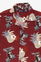 Burgundy Puritan Hawaiian Button Up Shirt (2000s)