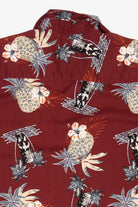 Burgundy Puritan Hawaiian Button Up Shirt (2000s)