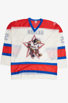 Vintage Russian Penguins #5 Oleg Belov Hockey Jersey