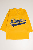 Youth Yellow Michigan Hockey Jersey