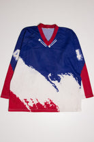 Keybec Red, White, & Blue Hockey Jersey