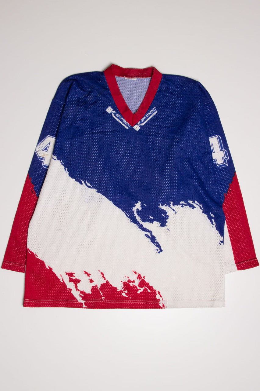 Keybec Red, White, & Blue Hockey Jersey