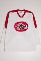 Home Stitched Hog Patch #77 Hockey Jersey