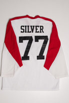 Home Stitched Hog Patch #77 Hockey Jersey