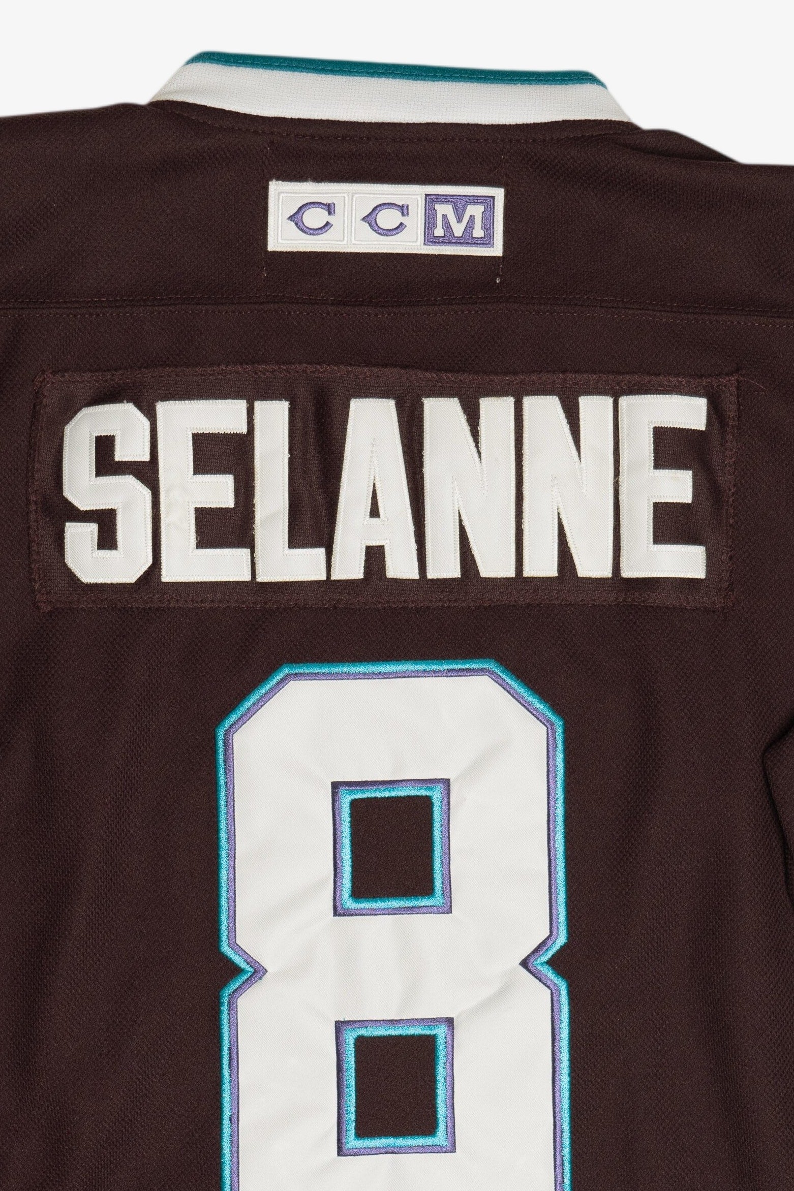 Vintage Anaheim Mighty Ducks Teemu Selanne NHL Hockey Jersey (2000s)