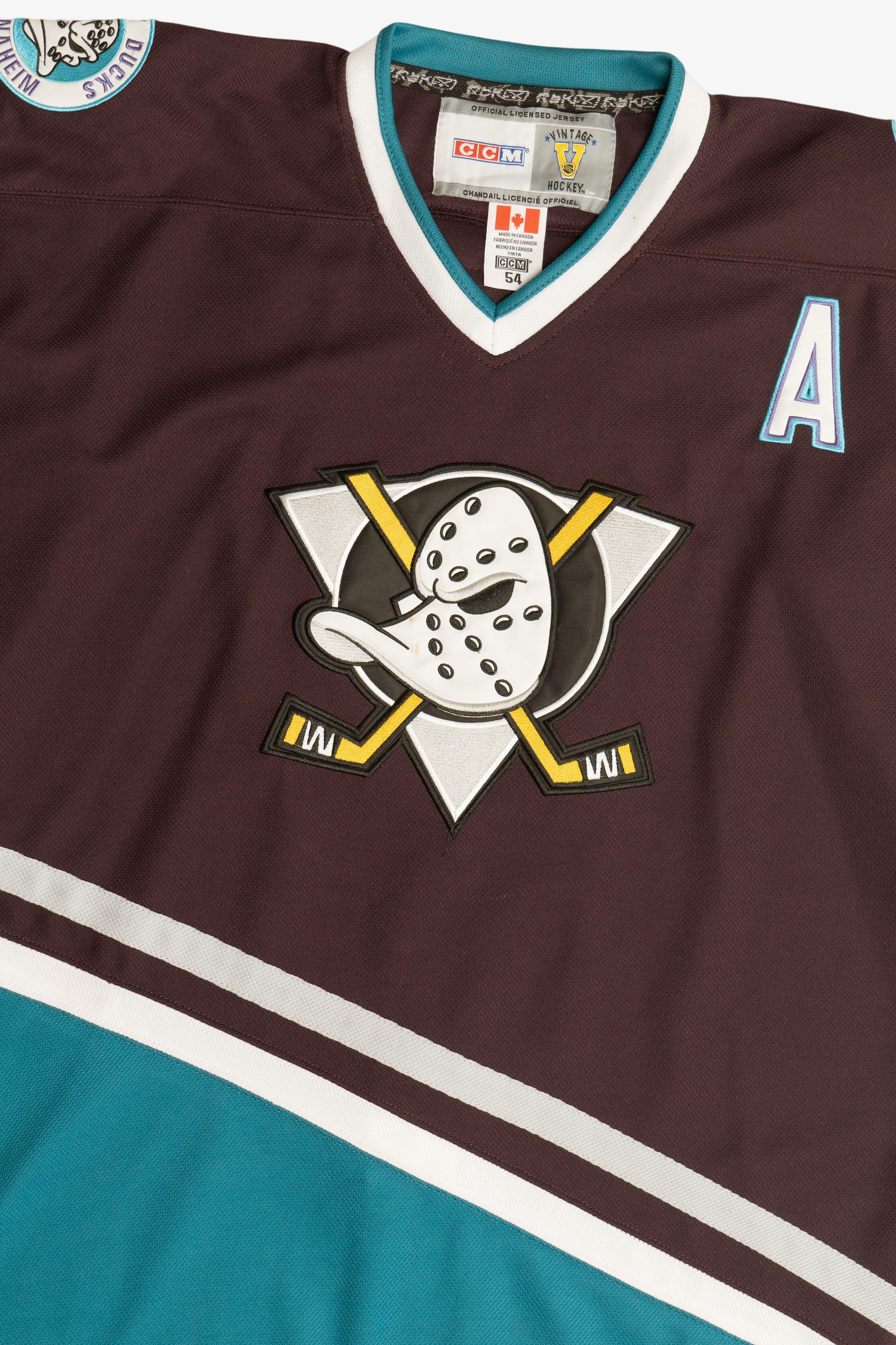 Vintage Anaheim Mighty Ducks Teemu Selanne NHL Hockey Jersey (2000s)