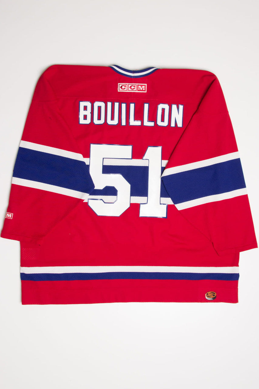 Montreal Canadiens Francis Bouillon #51 CCM Hockey Jersey