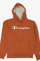 Orange Champion Hooded Sweatshirt