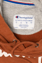 Orange Champion Hooded Sweatshirt