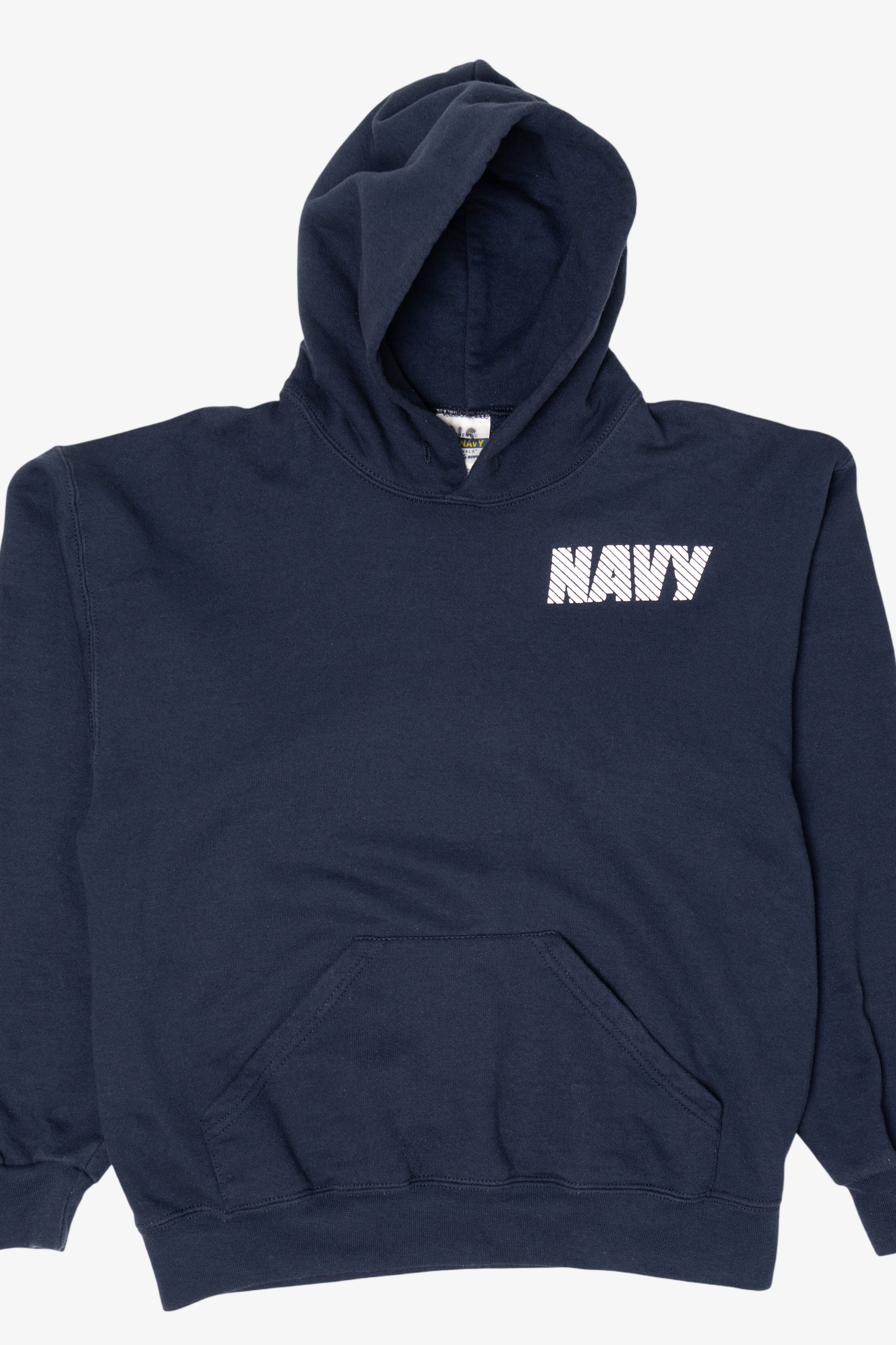 Vintage Authentic US Navy Hooded Sweatshirt (1990s)