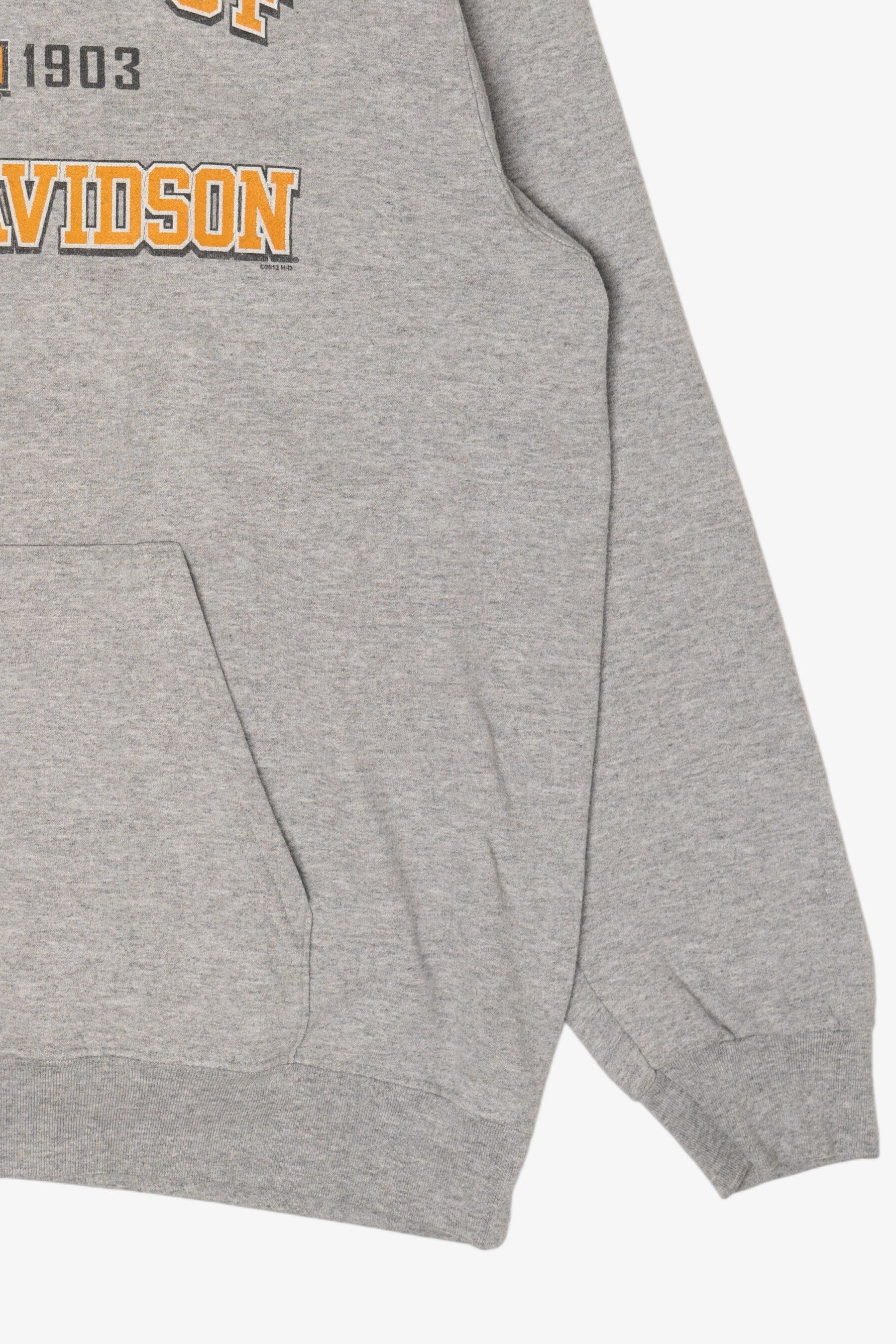 Harley Davidson Gray Hoodie Sweatshirt (2010s)