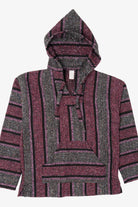 Vintage Molina Gray And Pink Baja Hoodie Sweatshirt (1990s)