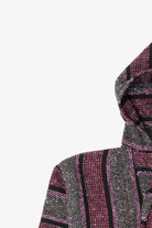 Vintage Molina Gray And Pink Baja Hoodie Sweatshirt (1990s)