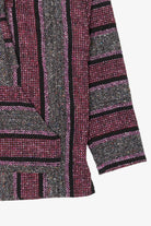 Vintage Molina Gray And Pink Baja Hoodie Sweatshirt (1990s)