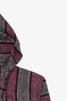 Vintage Molina Gray And Pink Baja Hoodie Sweatshirt (1990s)