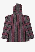 Vintage Molina Gray And Pink Baja Hoodie Sweatshirt (1990s)