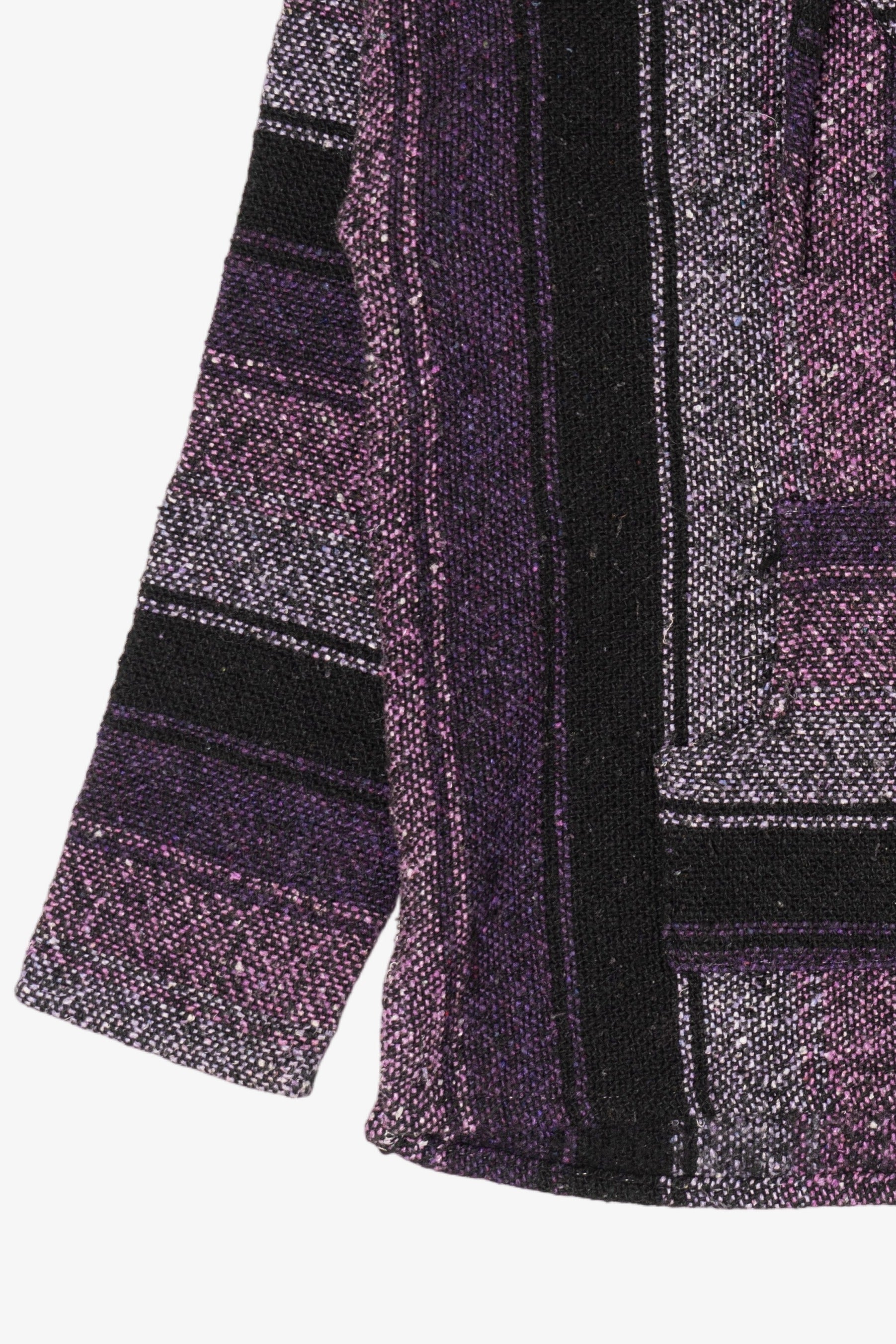 Vintage Purple Hooded Baja Sweatshirt (1990s)