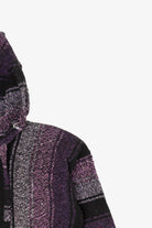 Vintage Purple Hooded Baja Sweatshirt (1990s)