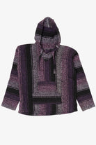 Vintage Purple Hooded Baja Sweatshirt (1990s)