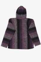 Vintage Purple Hooded Baja Sweatshirt (1990s)