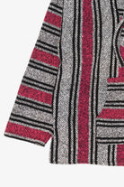Vintage Pink And Gray Artesanias Mickey Hooded Baja Sweatshirt (2000s)