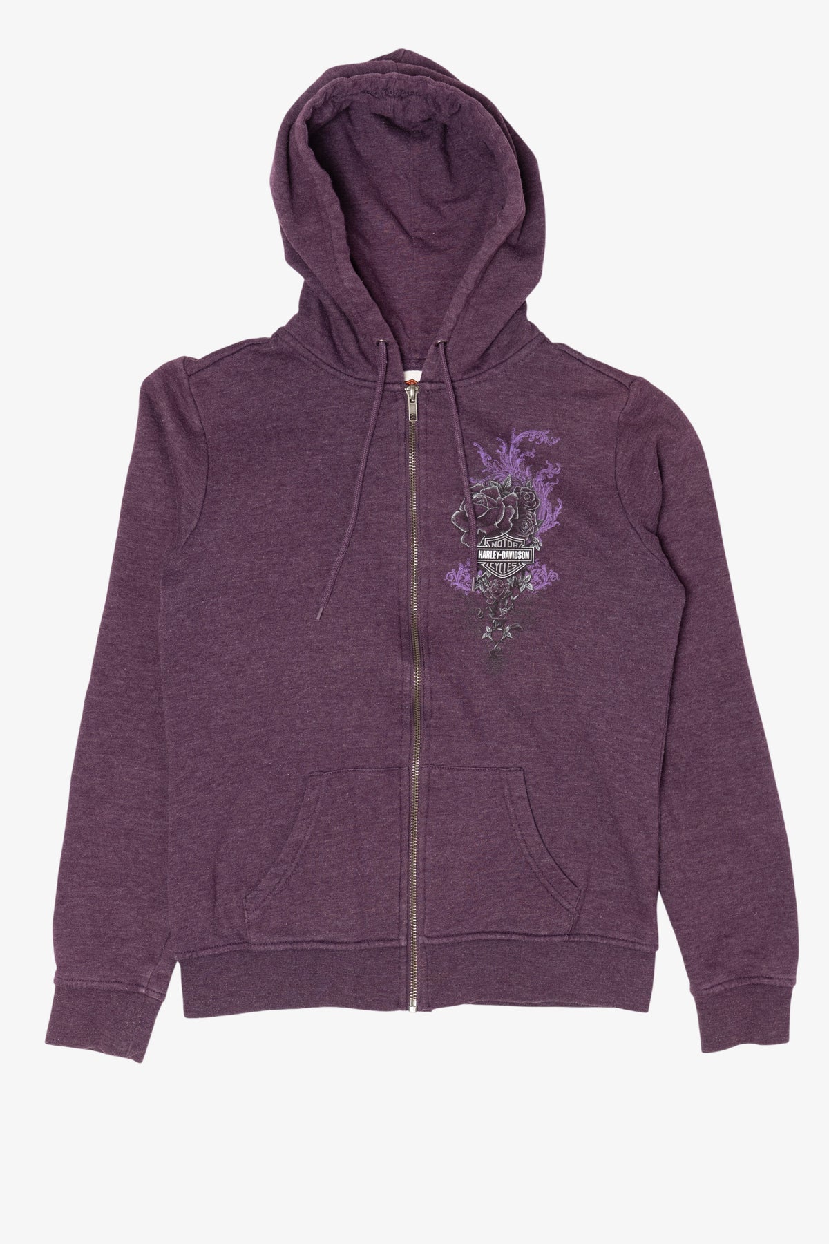 Vintage Purple Harley Davidson Waco Texas Hooded Sweatshirt (2000s)