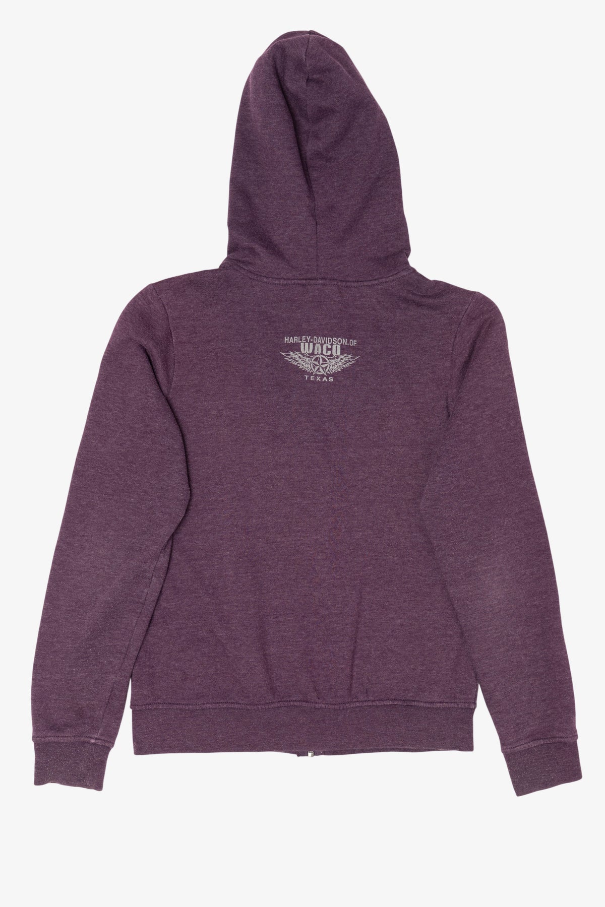 Vintage Purple Harley Davidson Waco Texas Hooded Sweatshirt (2000s)
