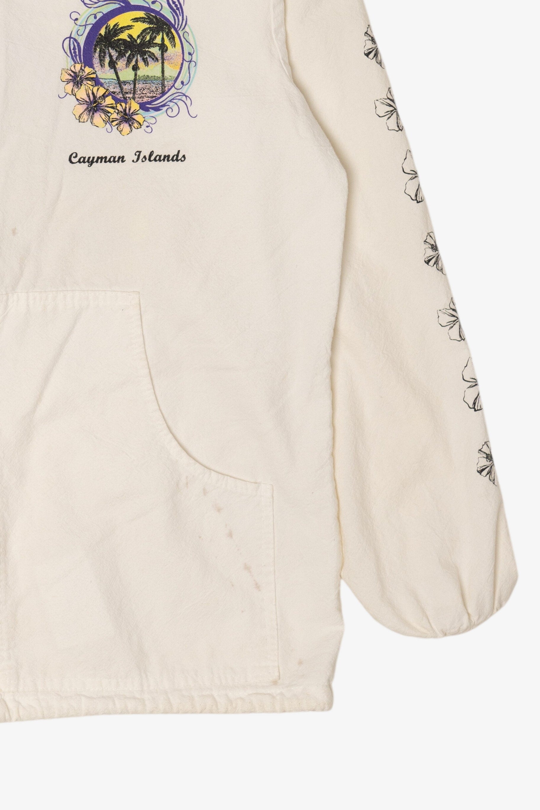 Vintage Cayman Islands Hooded Full Zip Sweatshirt (1990s)