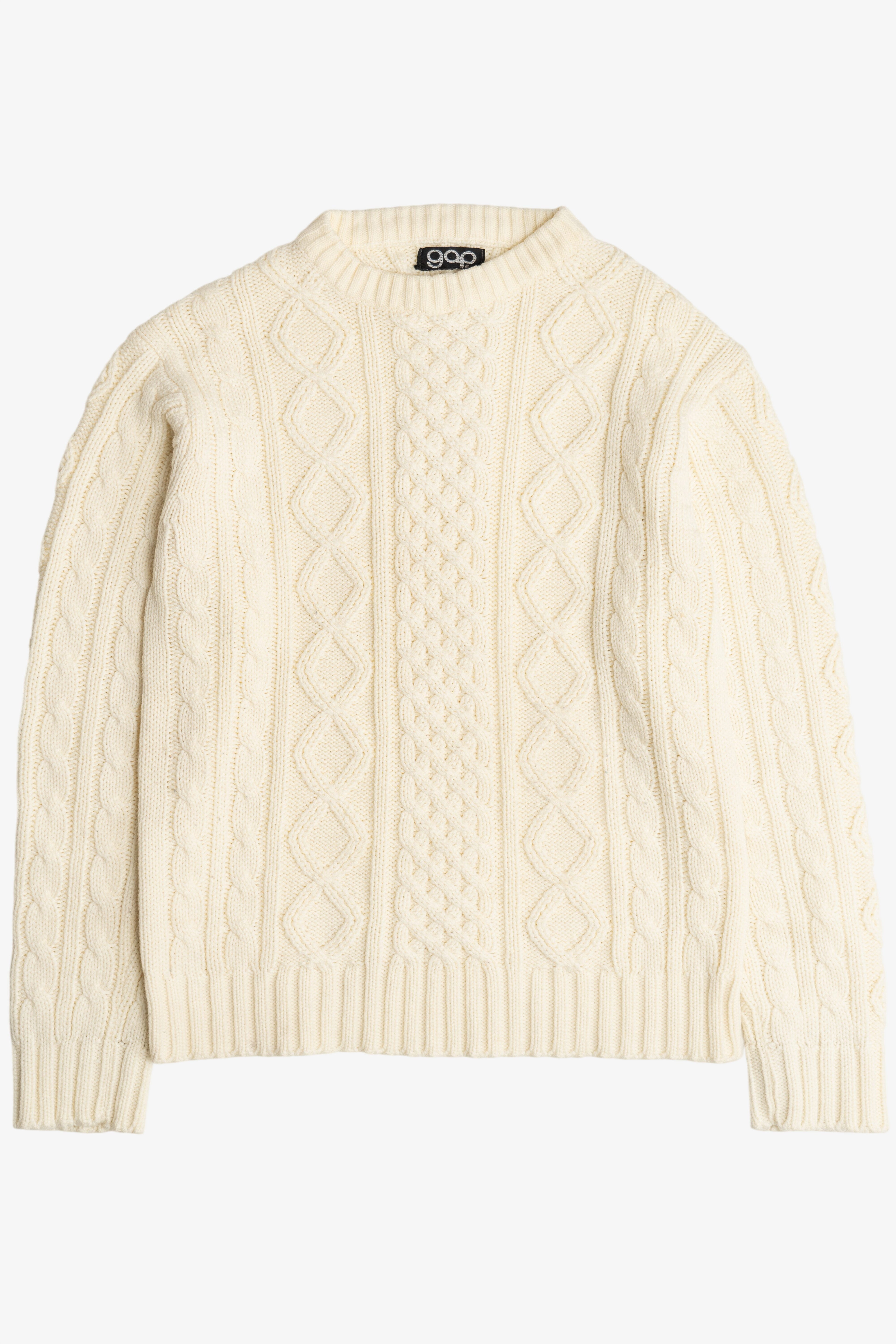 Vintage Gap Cable Knit Fisherman Sweater (1980s)