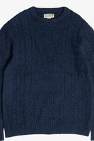 Navy Blue Duluth Trading Co. Fisherman Sweater (2010s)