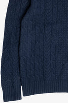 Navy Blue Duluth Trading Co. Fisherman Sweater (2010s)