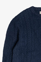 Navy Blue Duluth Trading Co. Fisherman Sweater (2010s)