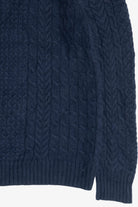 Navy Blue Duluth Trading Co. Fisherman Sweater (2010s)