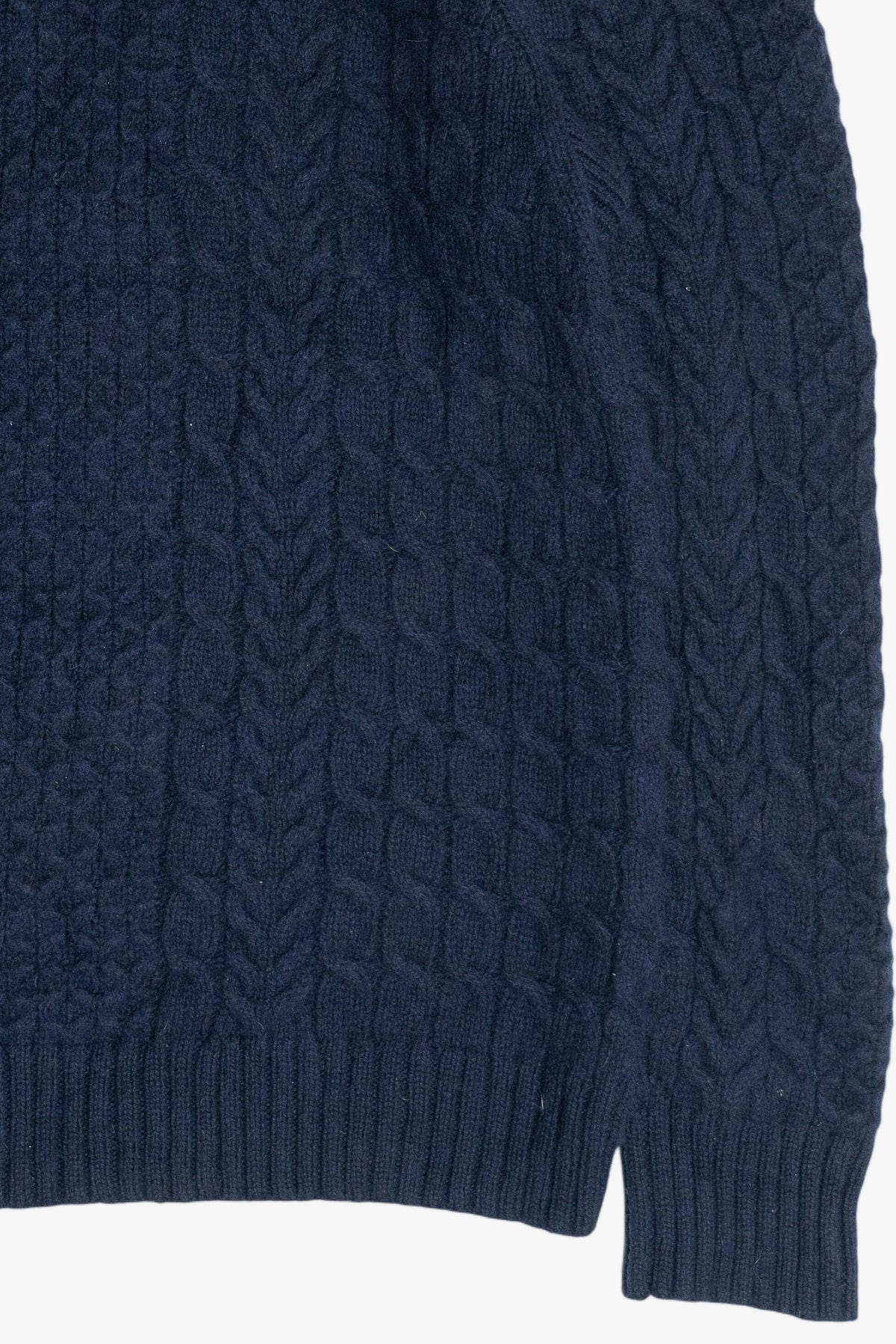Navy Blue Duluth Trading Co. Fisherman Sweater (2010s)