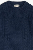 Navy Blue Duluth Trading Co. Fisherman Sweater (2010s)