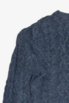 Vintage Aran Crafts Blue Irish Fisherman Sweater (1990s)